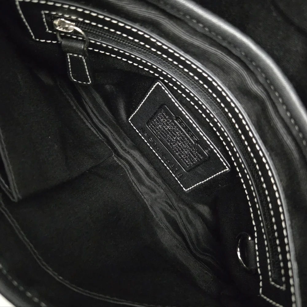 EXCELLENT VINTAGE COACH Y2K MINI SIGNATURE SOHO BUCKLE FLAP SHOULDER BAG 6818 - Picture 11 of 11